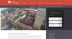 Desktop Screenshot of cityoflancasterpa.com