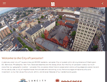 Tablet Screenshot of cityoflancasterpa.com